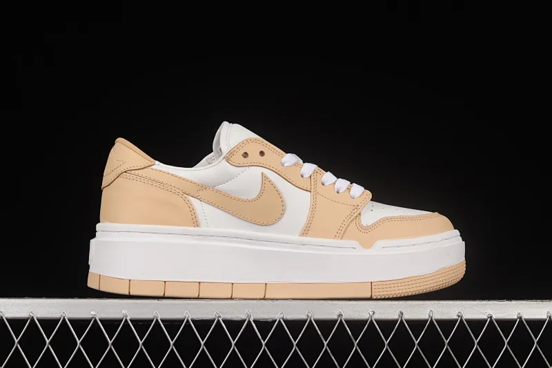 All categories Air Jordan Jordan series basketball shoes Air Jordan 1 Low Air Jordan 1 Elevate Low SE "Wolf Grey" Little AJ thick-soled retro basketball shoes DH7004-102